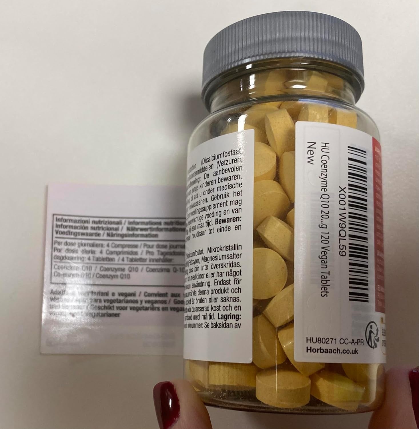 CoQ10 200mg – 120 Vegan Tablets – High Strength Ubiquinone Coenzyme Q10