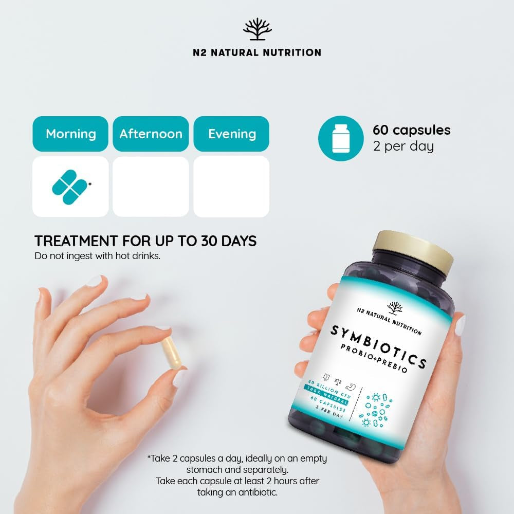 Probiotics for Gut Health β 40 Billion CFU, 6 Strains β 60 Capsules