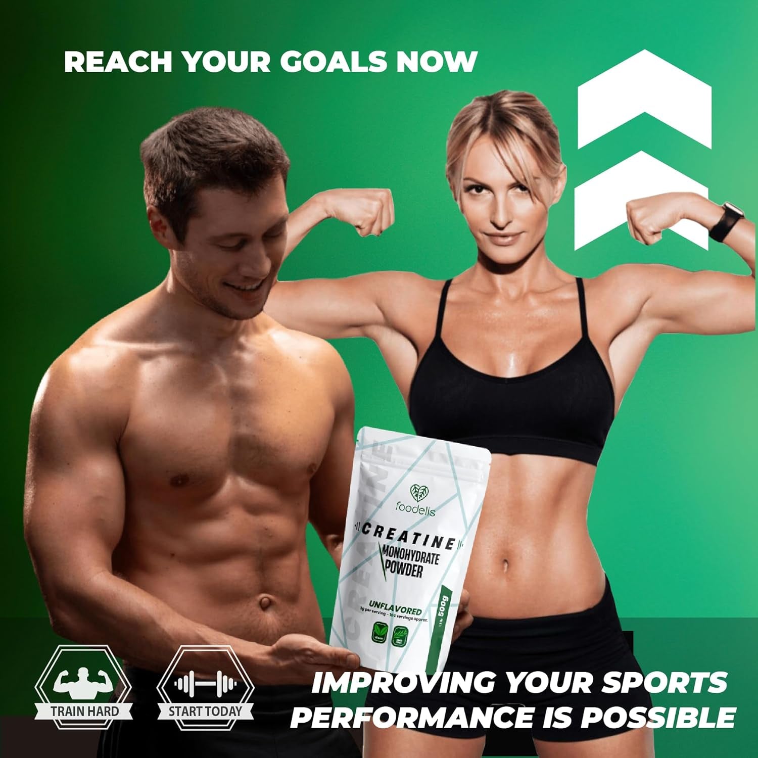Pure Creatine Monohydrate Powder 500g