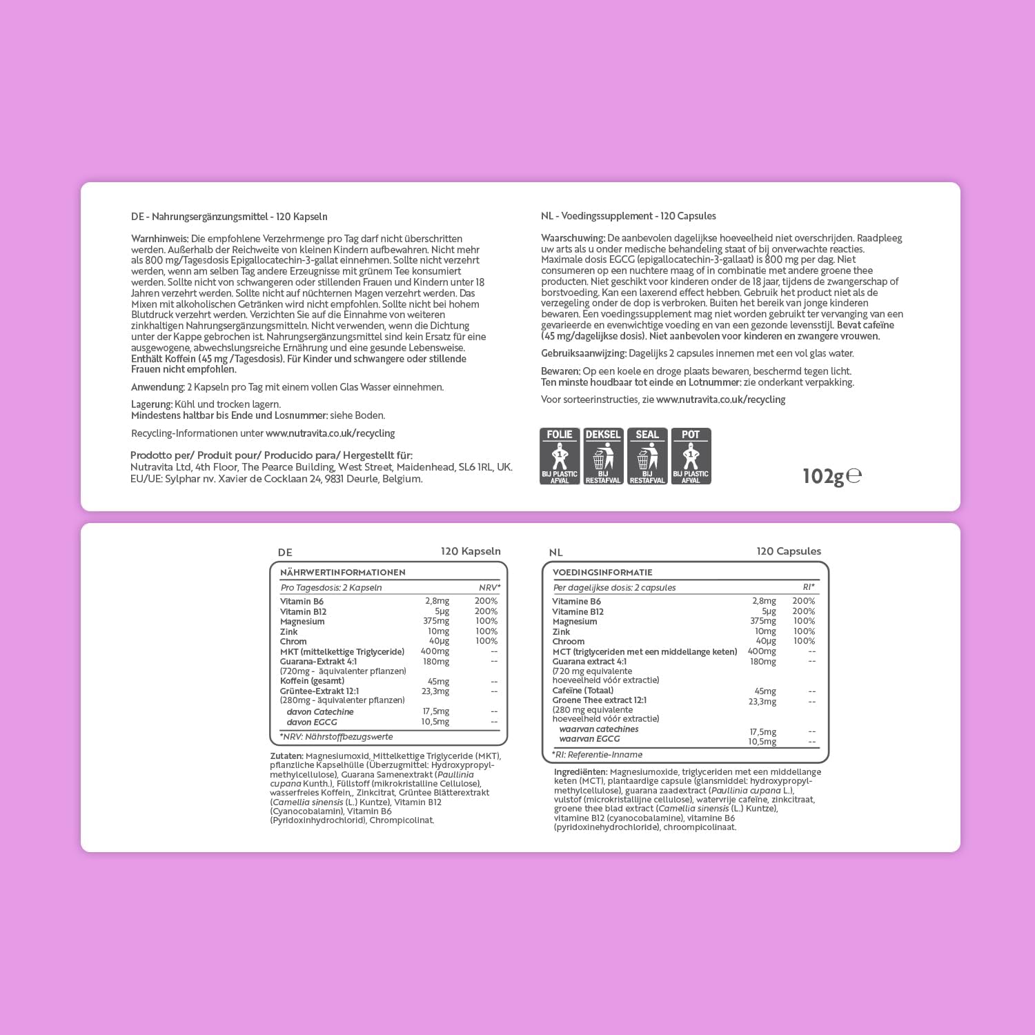 Keto Diet Pills – Max Strength Fat Burner with MCT, Green Tea – 60 Caps