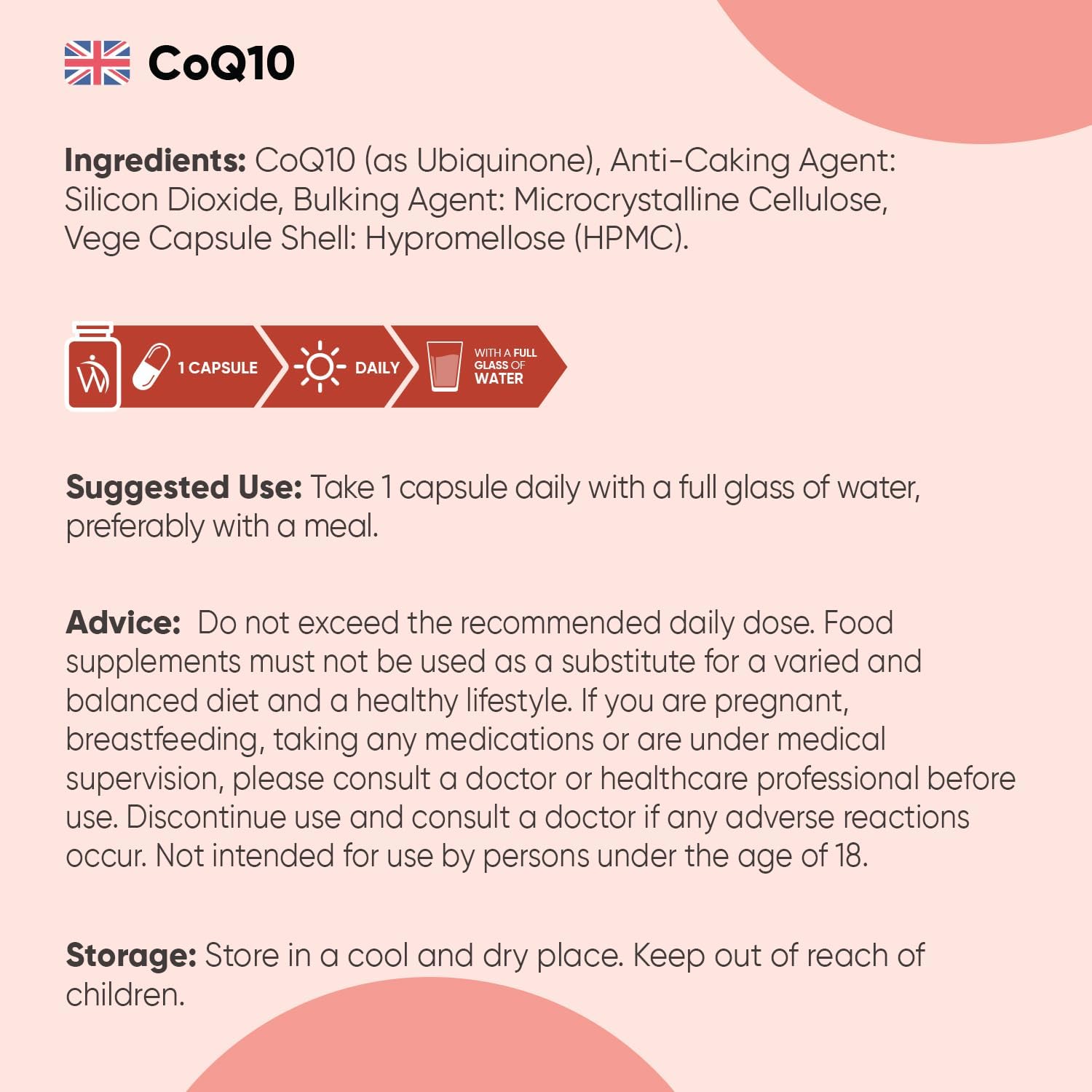 CoQ10 200mg – 120 Vegan Capsules – High Absorption Ubiquinone – 4 Months Supply
