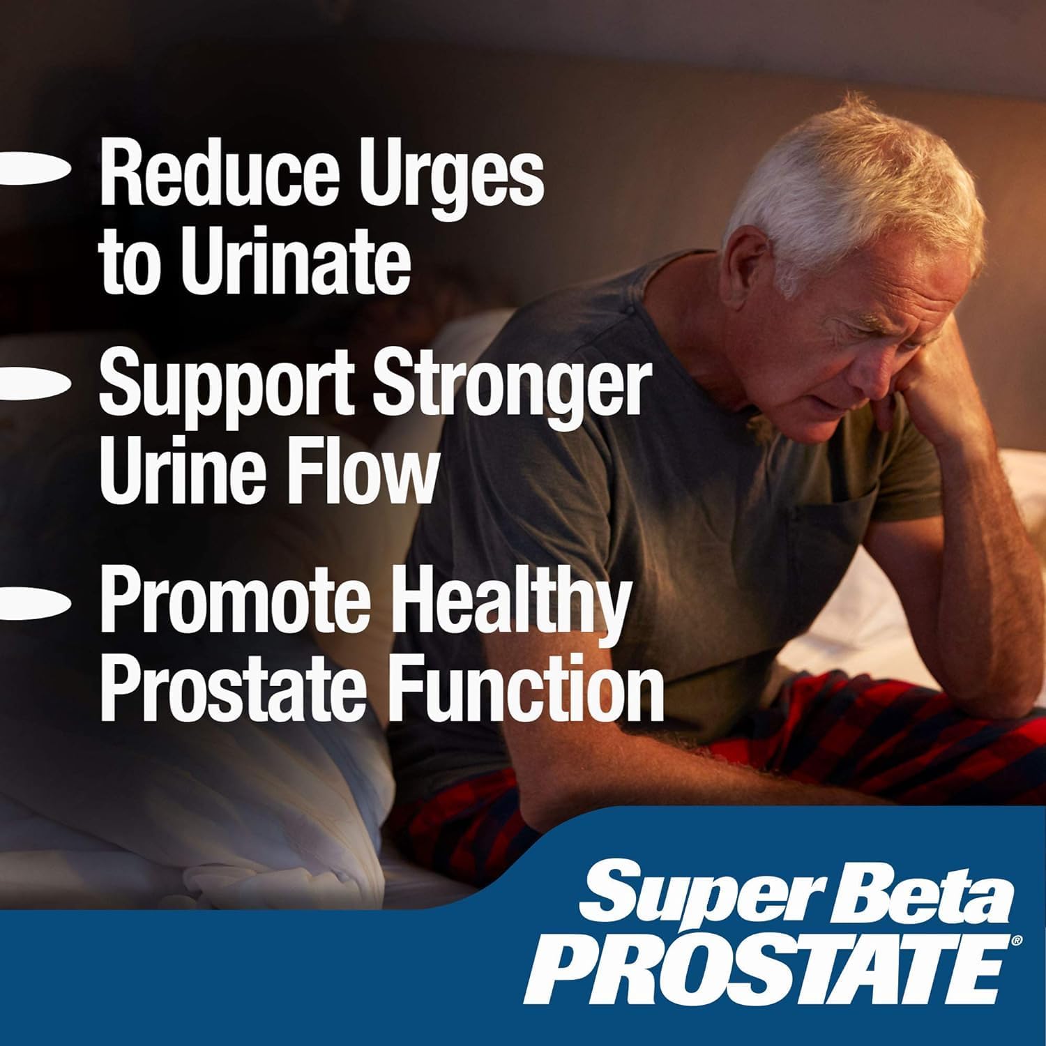 Support Supplement for Men'S Health - Reduce Bathroom Trips, Promote Sleep, Better Bladder Emptying & Healthy Prostate, Beta Sitosterol - 60 Count (Pack of 1)