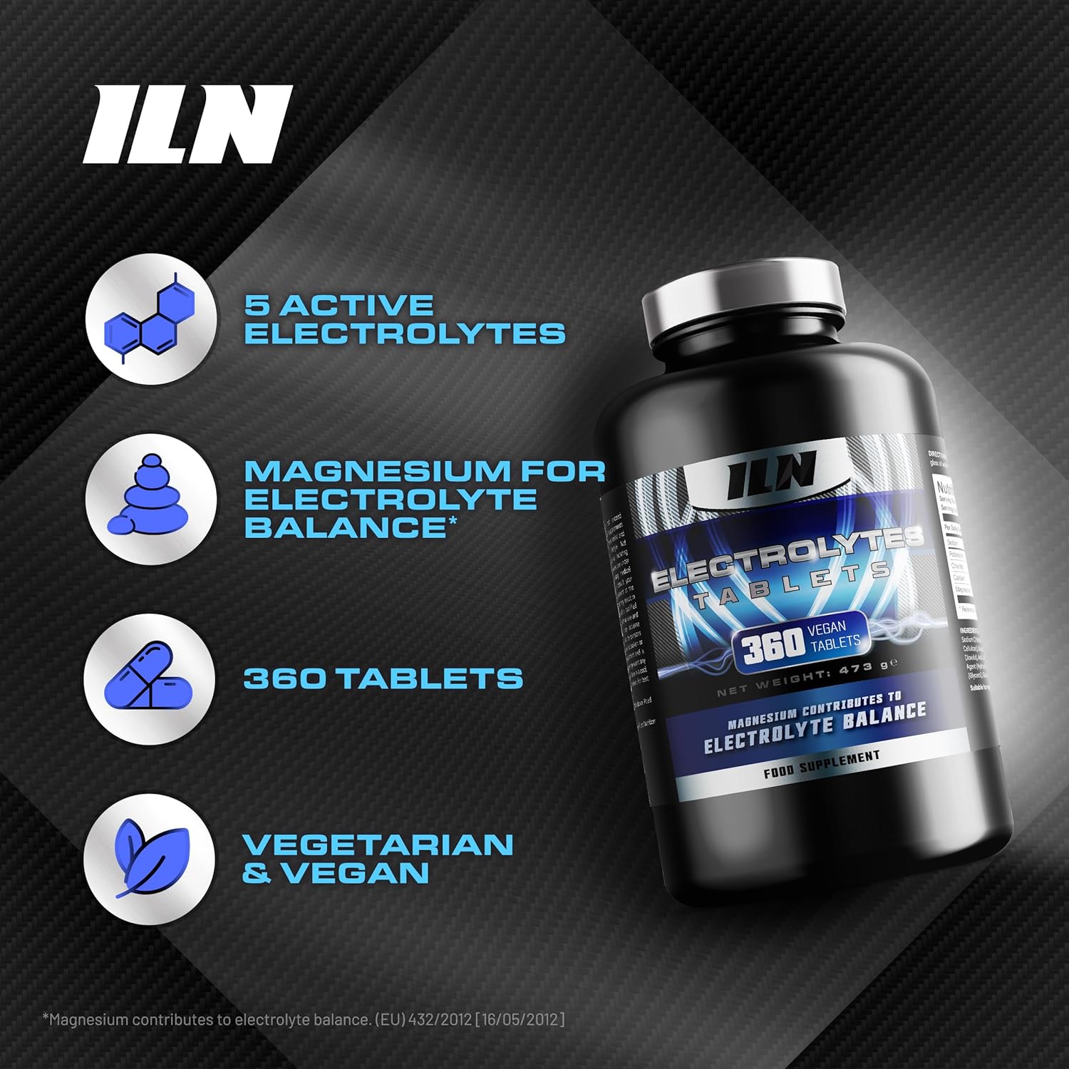 Electrolyte Tablets XXL 1500Mg – Keto Friendly – 360 Vegan Tablets