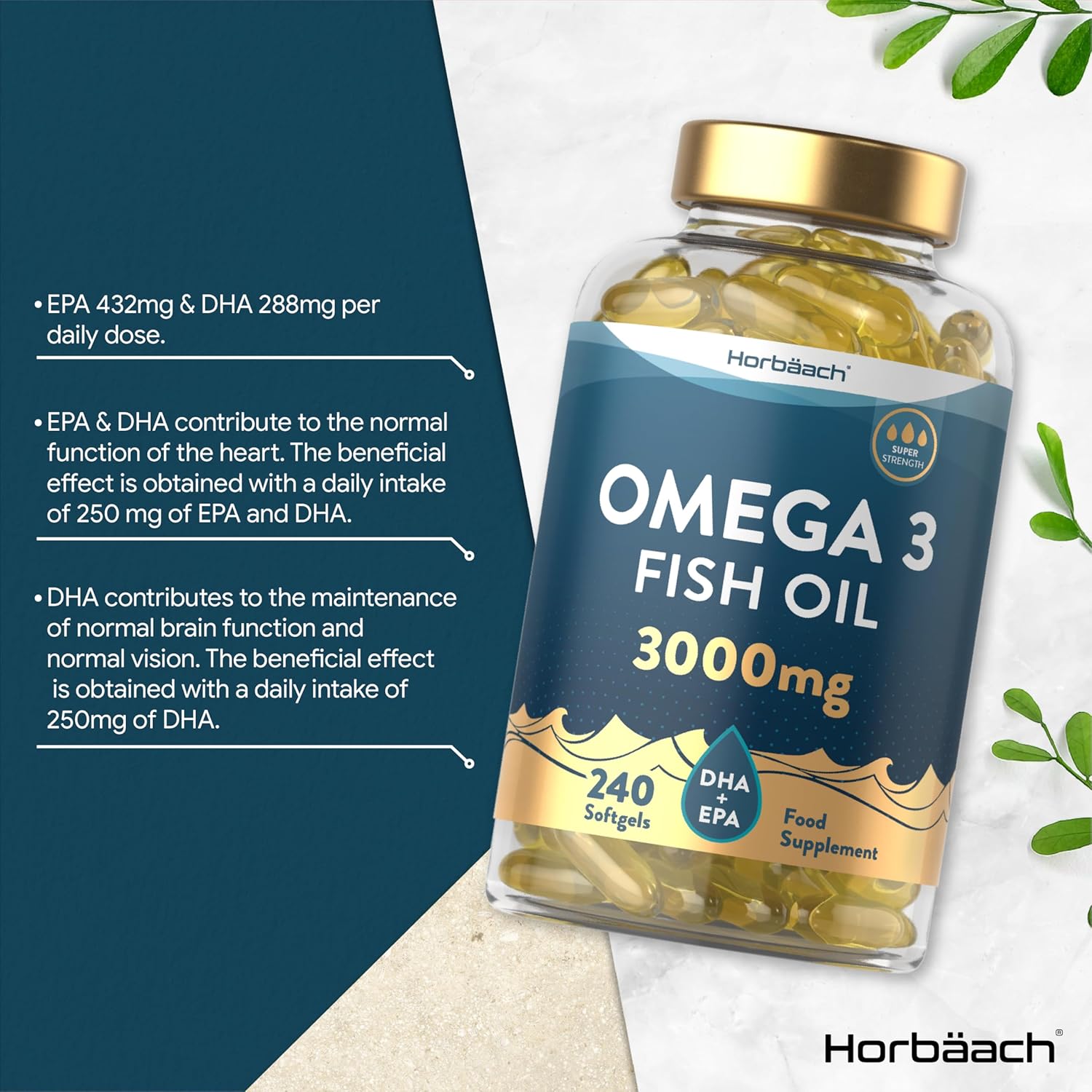 Omega 3 Capsules High Strength 3000Mg
