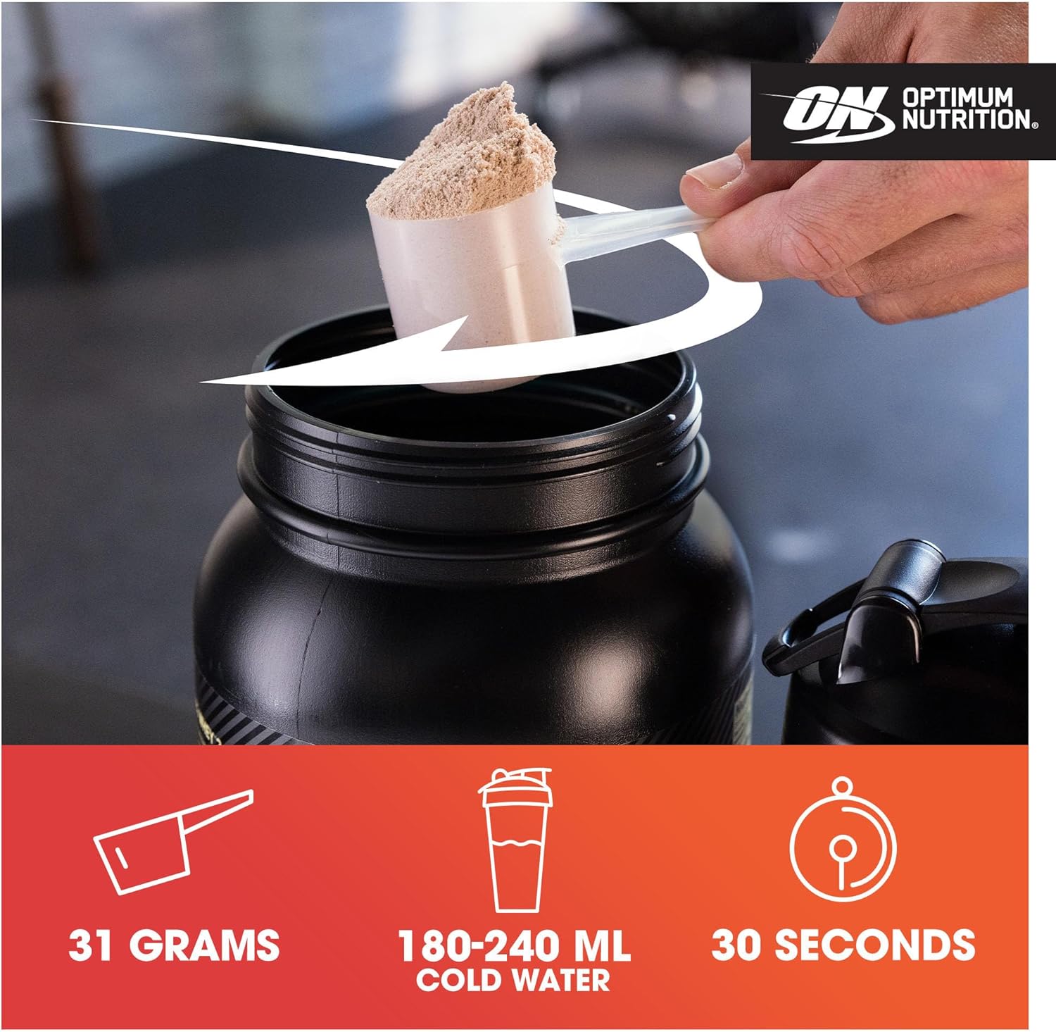Gold Standard Whey Protein Powder Muscle Building Supplements with Glutamine and Amino Acids, French Vanilla Creme, 30 Servings, 900 G, Packaging May Vary, 891 - 908 G