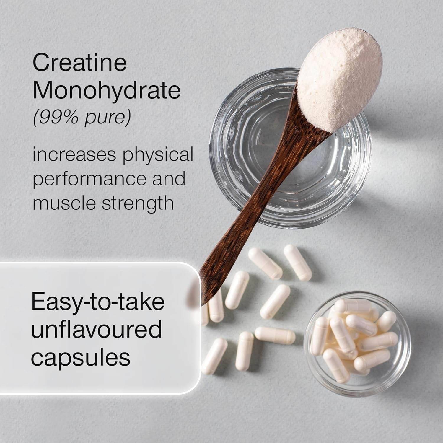 Creatine Monohydrate 3000mg – 120 Vegan Tablets – Muscle Growth & Performance Support