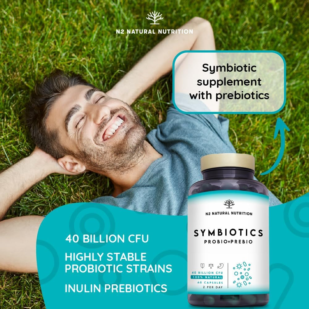 Probiotics for Gut Health β 40 Billion CFU, 6 Strains β 60 Capsules