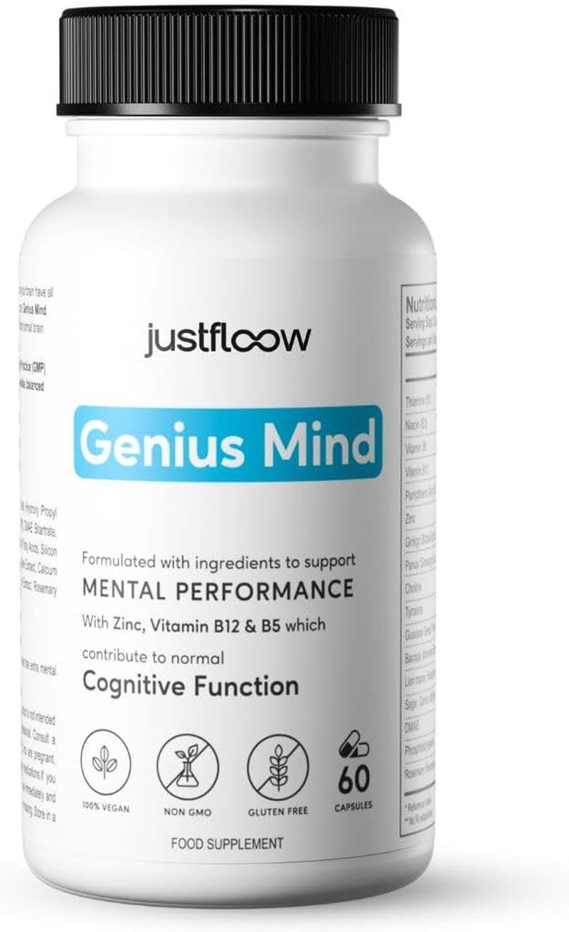 Genius Mind® Nootropic – Brain Supplement with 17 Ingredients for Focus & Memory