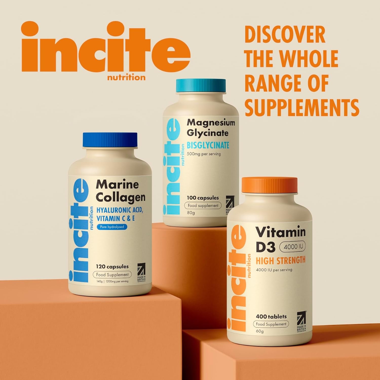 Vitamin D3 4000 IU - 400 High Strength Vitamin D Tablets 