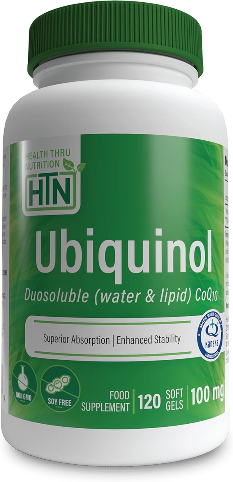 Ubiquinol 100mg – 120 Softgels – Superior Absorption CoQ10 – Non-GMO